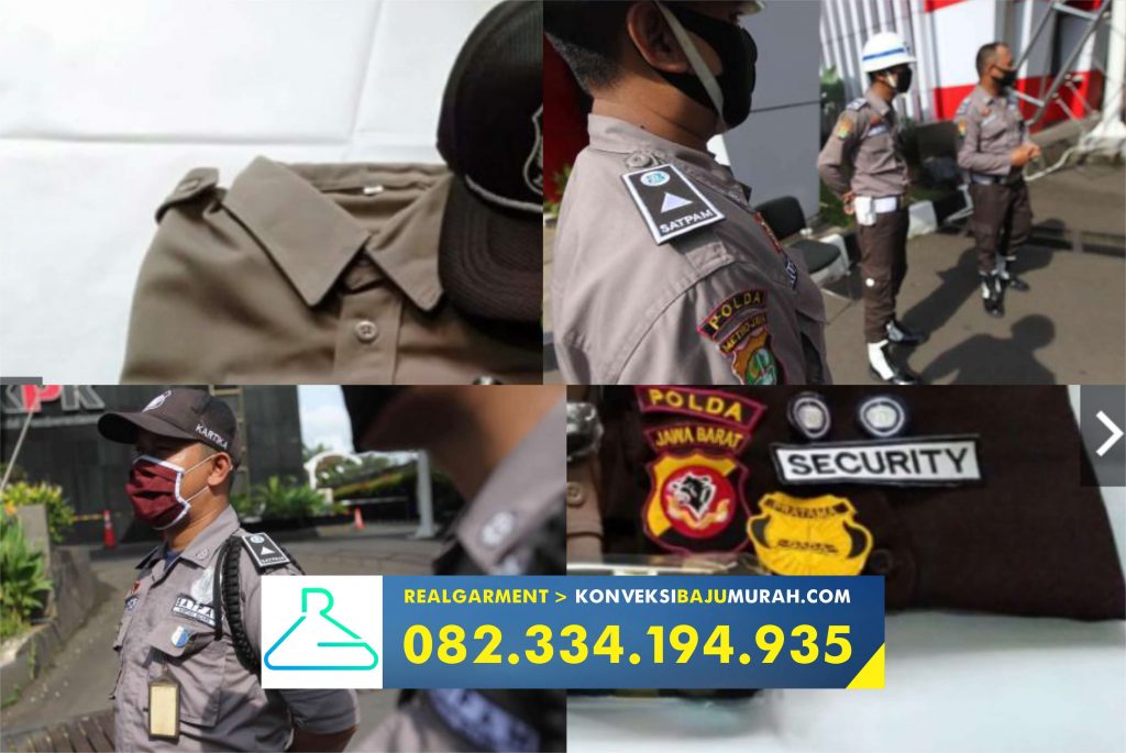 seragam satpam terbaru dan pangkatnya, konveksi seragam satpam, supplier seragam security