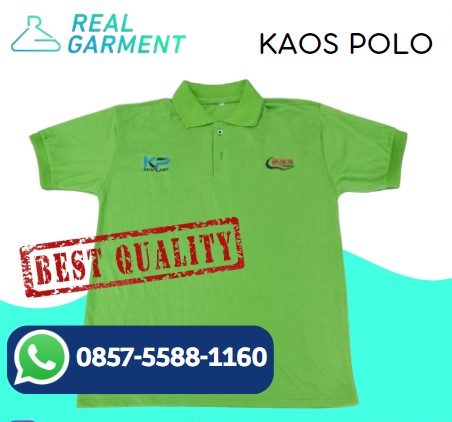 Kaos Polo sablon
