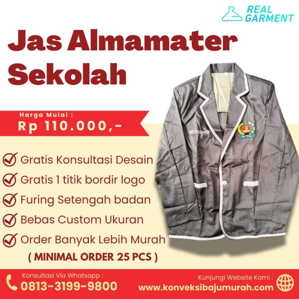 seragam almamater sekolah rakyat