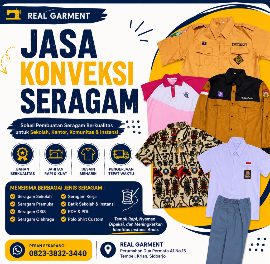 Baju Seragam Sekolah Mts