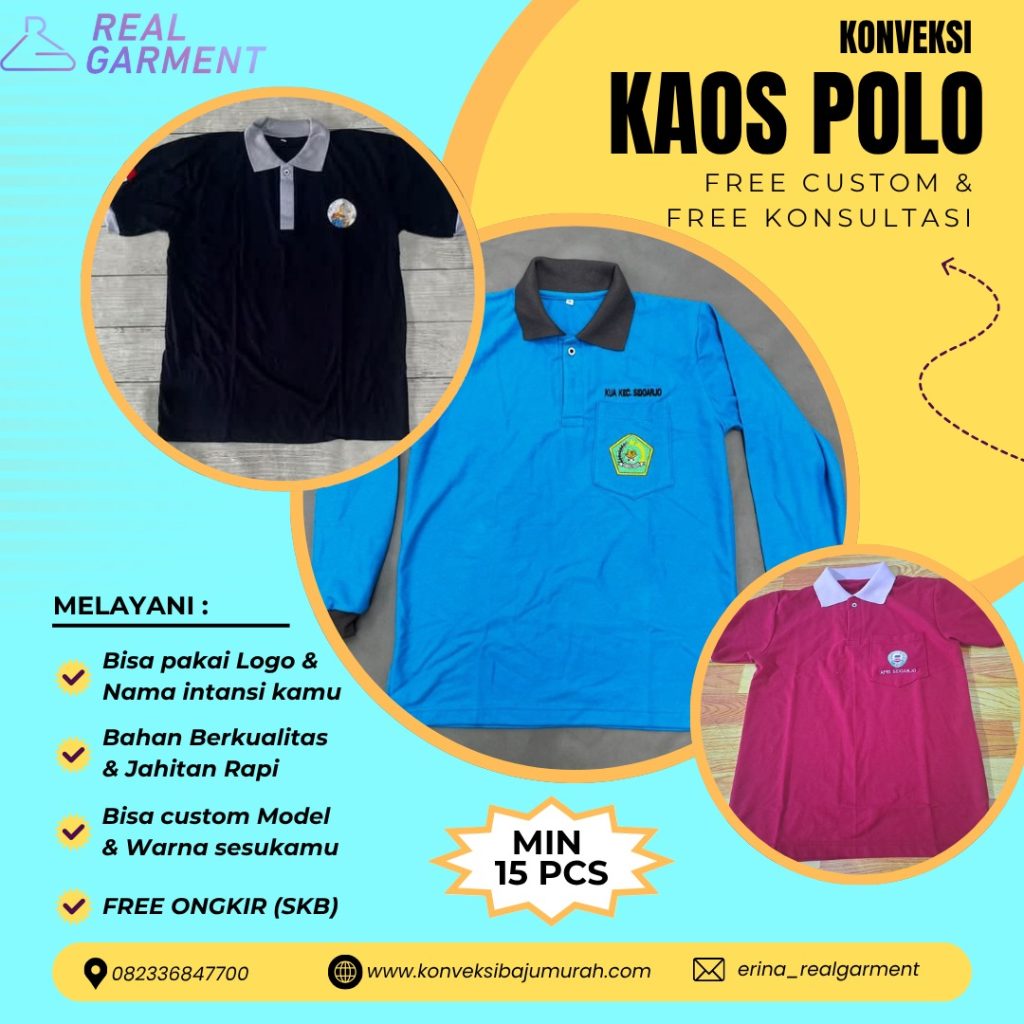 Konveksi Kaos Polo Sidoarjo